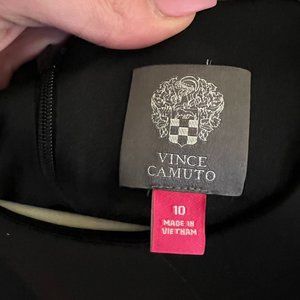 Size 10 Vince Camuto Black Scuba Dress